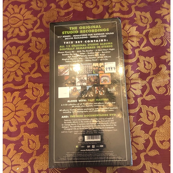 The Beatles Past Masters Original Studio Recordings.  NWOT - Picture 3 of 4